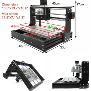 3018 pro mini cnc engraver kit with 120w spindle and offline x y z positioning 2
