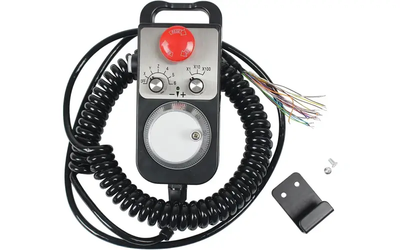 Select an Axis and Scale at the Handwheel