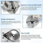 k12 100mm cnc rotary indexing table kit with 6 1 ratio 4 jaw chuck and nema 23 motor 6