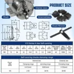 k12 100mm cnc rotary indexing table kit with 6 1 ratio 4 jaw chuck and nema 23 motor 7